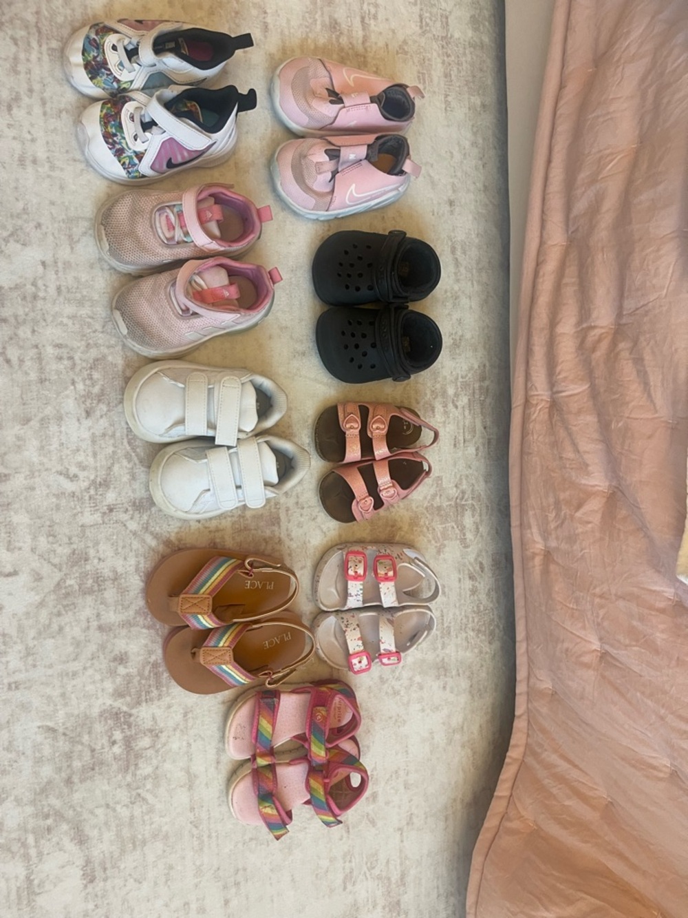 Kids Pink Sandals - Unbranded Cute Strappy Sandals
